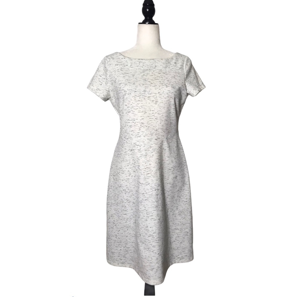 Ivanka Trump White and gray  dress Size 10